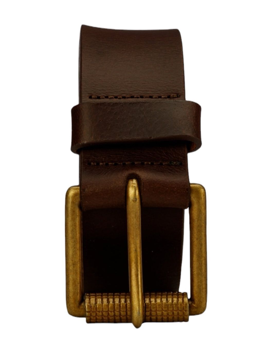 Finelaer Brown Genuine Leather Classic Men’s Belt Size 36”-38”